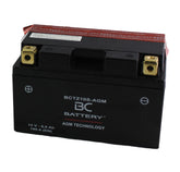 BCTZ10S-AGM| Batteria Moto al AGM,YTZ10S, 12V, 8,6 Ah, CCA:190Amp,150x87x93mm - BC Battery Italian Official Website