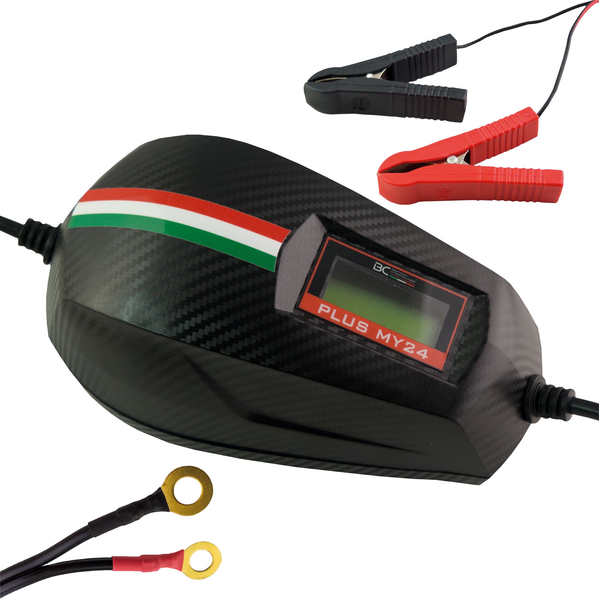 BC PLUS MY24, 12V - 1,5A Caricabatteria/Mantenitore Digitale/LCD - BC Battery Italian Official Website