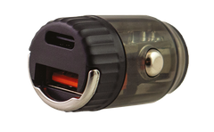 Caricabatteria USB Doppio (1 USB TIpo A 2,1 Amp+1 USB-C)