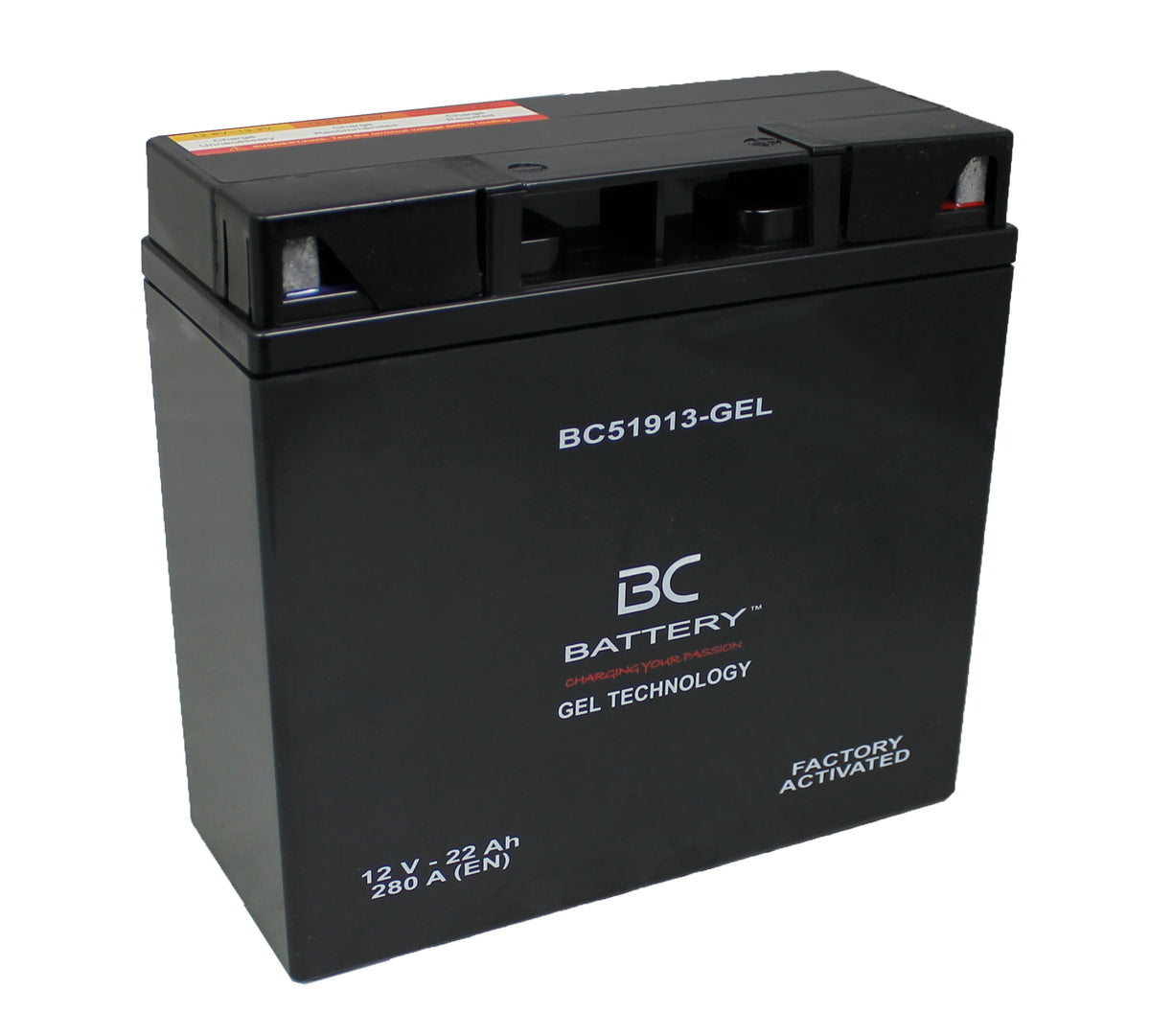 BC51913-GEL| Batteria Moto al GEL, 51913,12V, 22Ah, CCA:280Amp,181x76x173 mm