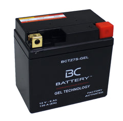 BCTZ7S-GEL| Batteria Moto al GEL,YTZ7S, 12V, 6Ah, CCA:130Amp, 113x70x105mm - BC Battery Italian Official Website