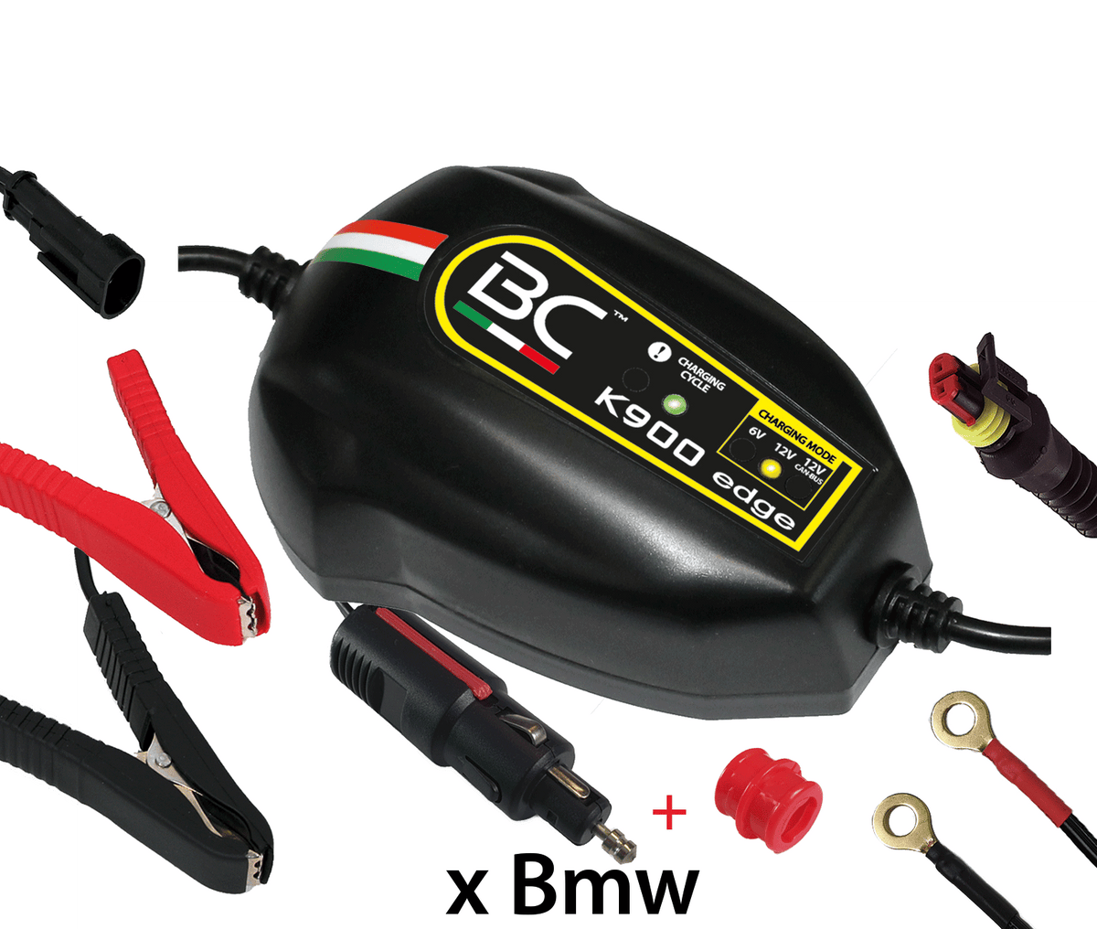 BC K900 EDGE, Caricabatteria Moto BMW 6V/12V/12V Can-Bus - 1A - BC Battery Italian Official Website