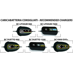 BC Lithium Batteries BCB9-FP-WI Batteria Moto al Litio LiFePO4, 0,6 kg, 12V, HJB9-FP-SWI / YB7-A / YB9A-A / YB9-B / 12N7-4A / 12N7-4B / 12N9-4B-1 / HVT-9 - BC Battery Italian Official Website